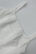 Solid Square Neck Sleeveless Cocktail Dress image 12