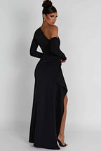 Asymmetric Slit Mermaid Formal Dress image 5