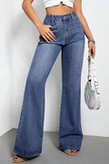 High Rise Straight Cut Jean image 1