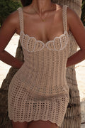 Knit Pearl Cami Mini Dress image 1