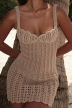 Knit Pearl Cami Mini Dress image 1