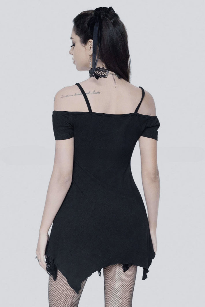 Sheer Lace Gothic Dress image 2