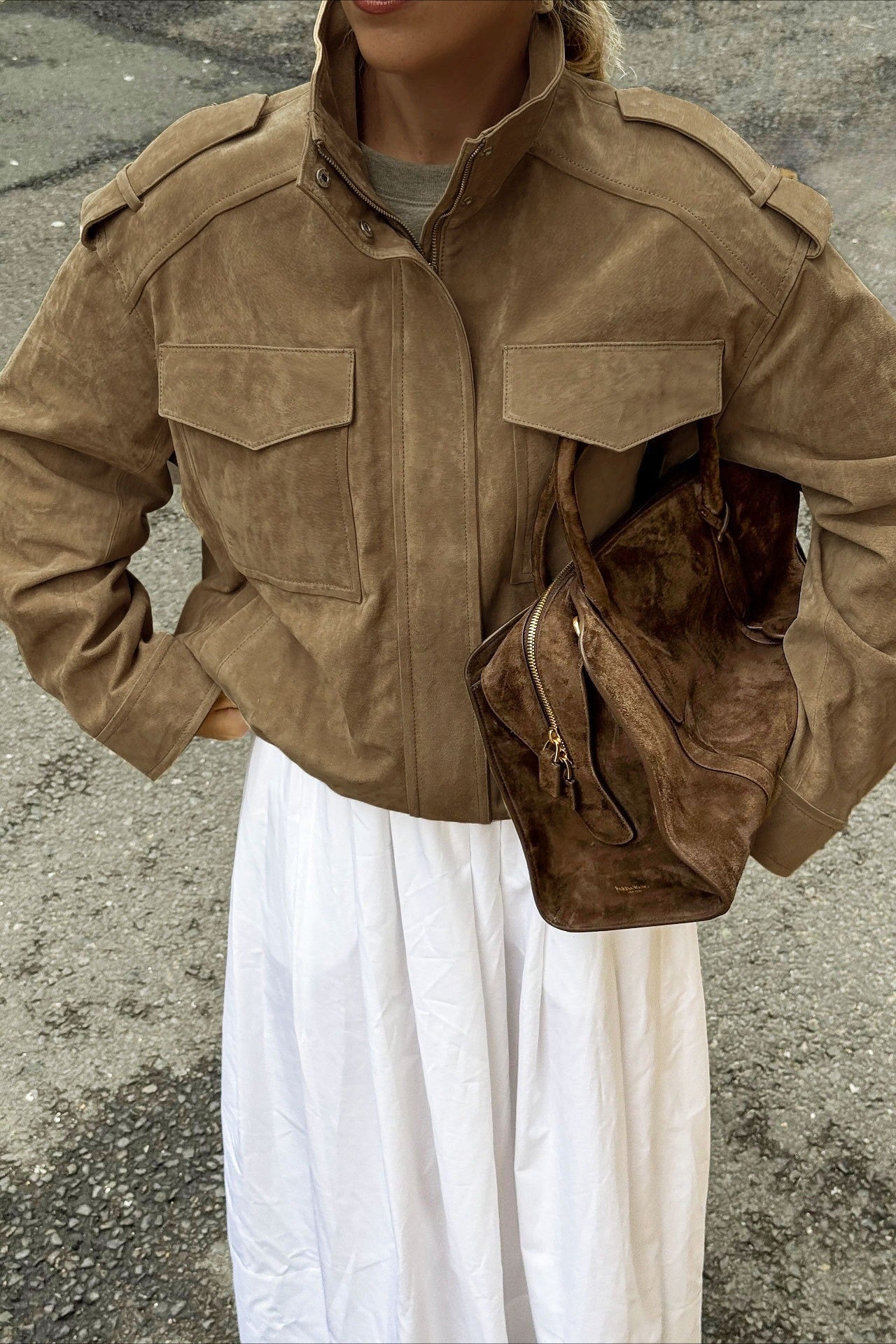 Suede Look Textured Jacket image 4