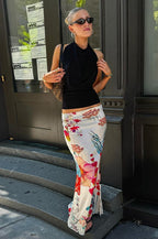 Digital Print High Waist Bodycon Skirt image 6