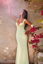 Sexy V-Neck Cami Waist-Cinched Bodycon Party Dress image 2