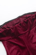 Velvet Bustier Bodycon Skirt Party Dress image 18