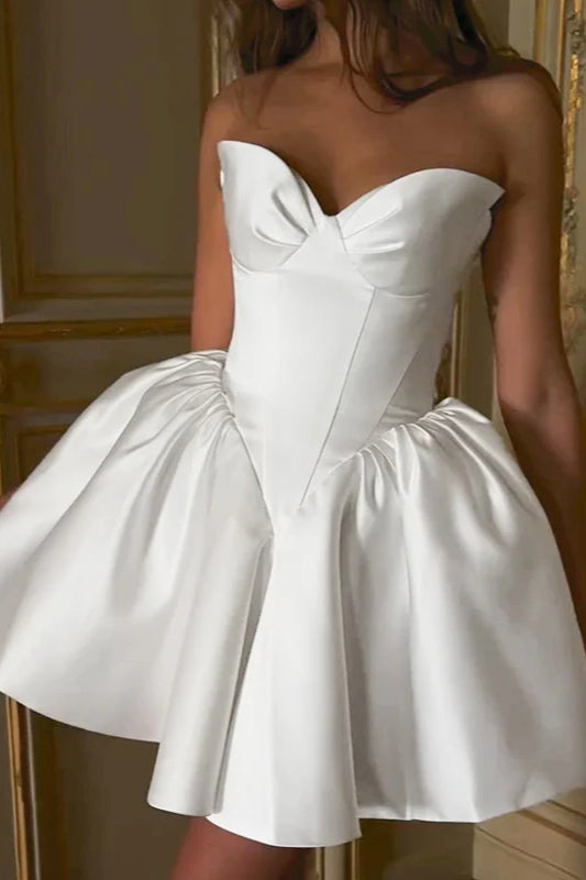 French Style Sweetheart Neckline A-Line Party Dress image 2