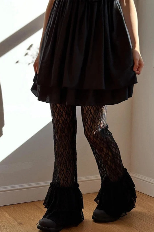 Gothic Ruffle Patchwork Pant image 4