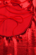 Sexy Cami Backless Satin Mini Dress image 10