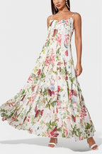 Fresh Print Cami Swing Long Boho Dress image 1