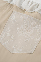 Lace-Panel Loose-Fit Cargo Pant image 6