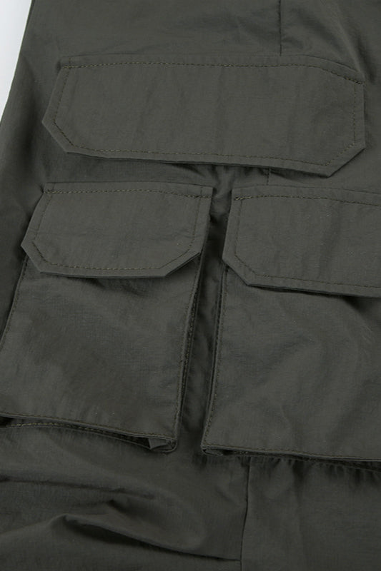 Military Green High-Waisted Cargo Pant image 7