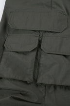 Military Green High-Waisted Cargo Pant image 7