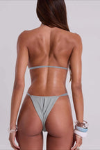 Gray Crystal Bikini Set image 4