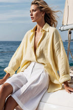 Loose Solid Vacation Casual Two Piece Set image 3