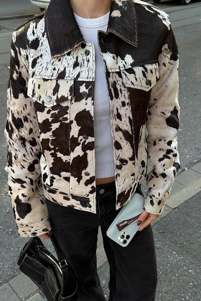 Vintage Print Long Sleeve Shirt Coat image 3