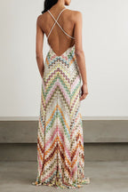 Placement Print Bodycon Boho Dress image 2