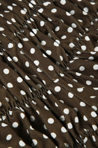 Ruched Polka Dot Bikini Set image 4