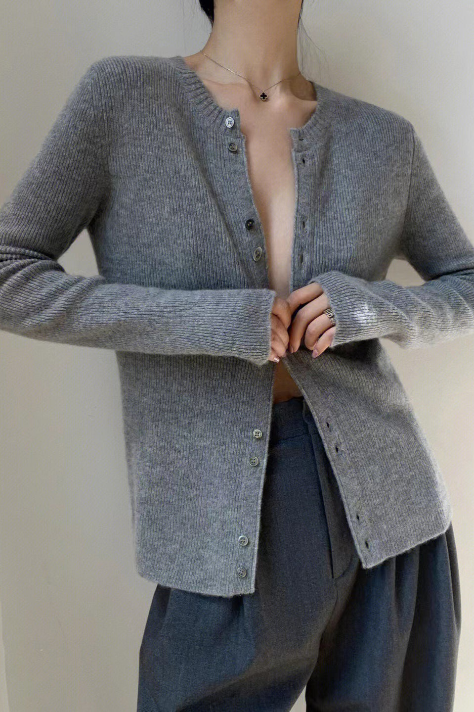 Tailored Knit Cardigan image 5