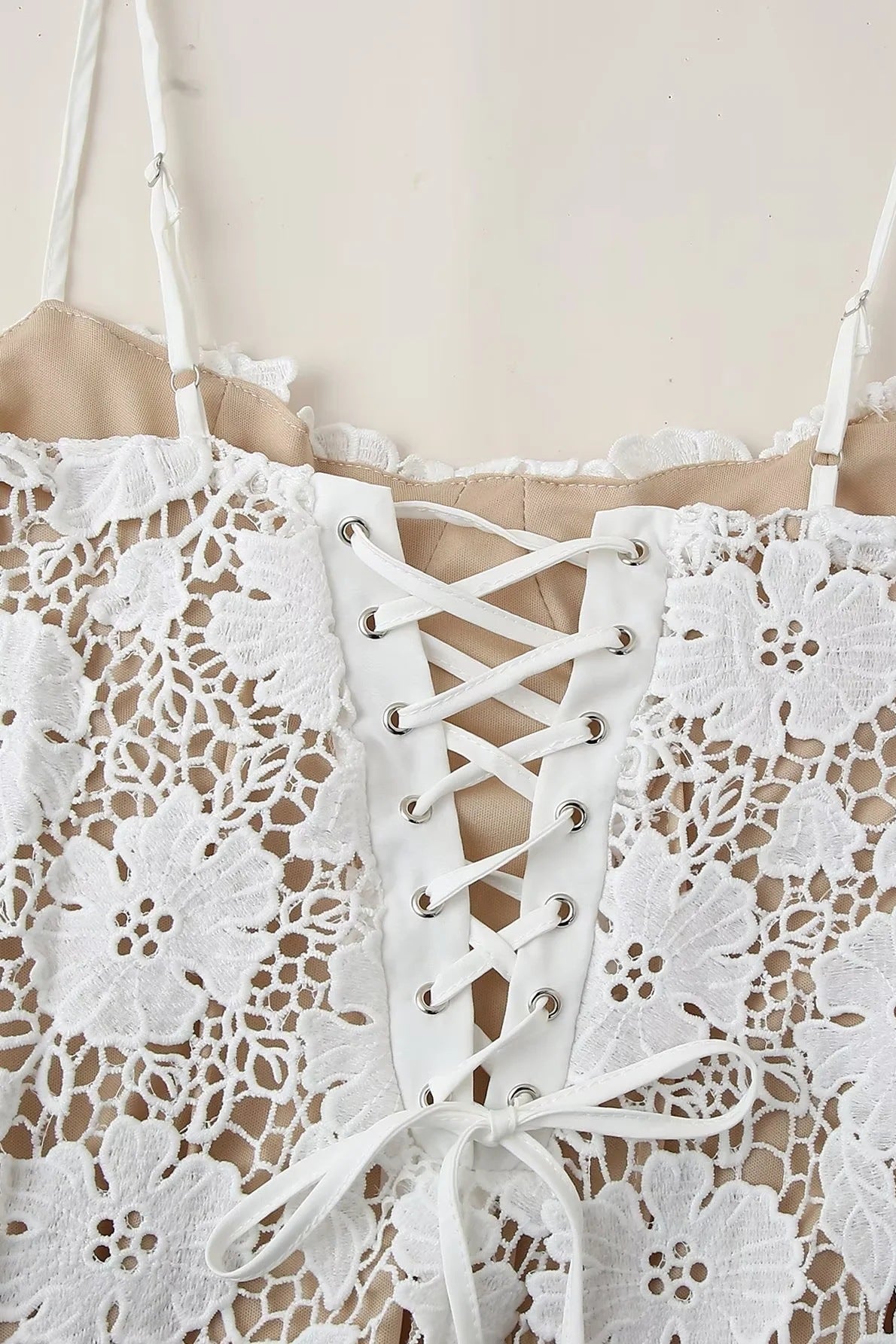Lace Mesh Cami Maxi Dress image 5