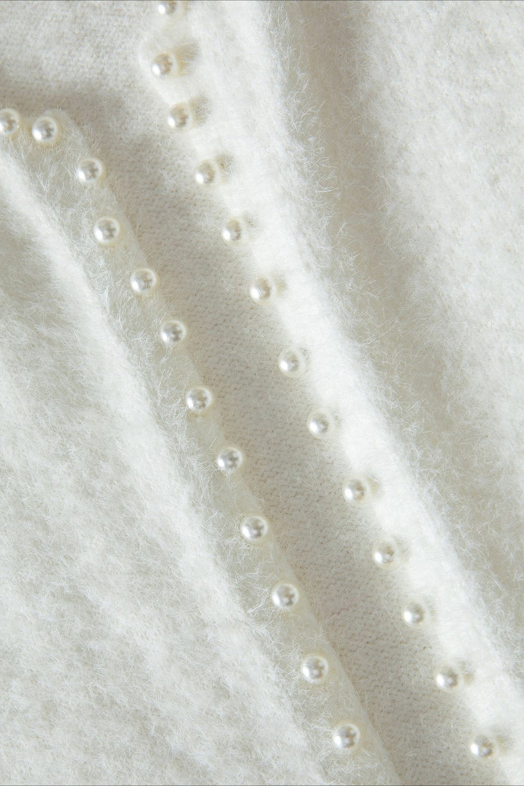 Elegant Pearl V-Neck Knit Sweate image 7
