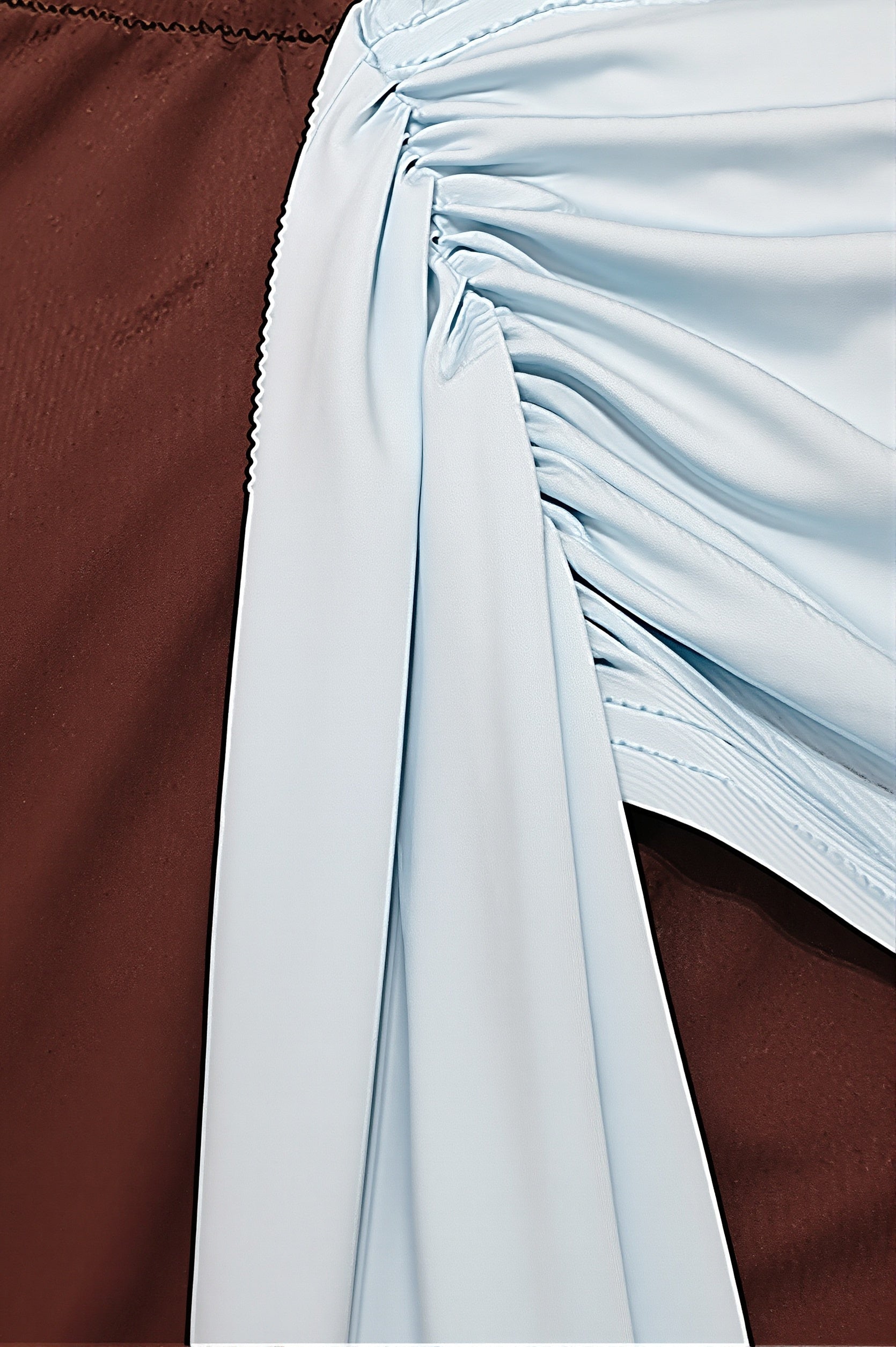 Casual Color Block Crop Skirt Set image 6