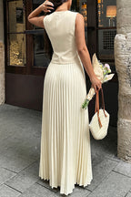 Sexy Solid Sleeveless Cami Dress Skirt Sets image 4