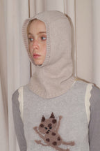 Wool Balaclava One-Piece Warm Knitted Hat image 8