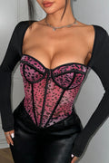 Sexy Leopard Print Mesh Corset image 4