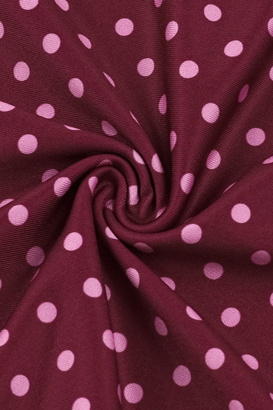 Sexy Backless Polka Dot Cami Maxi Dress image 4