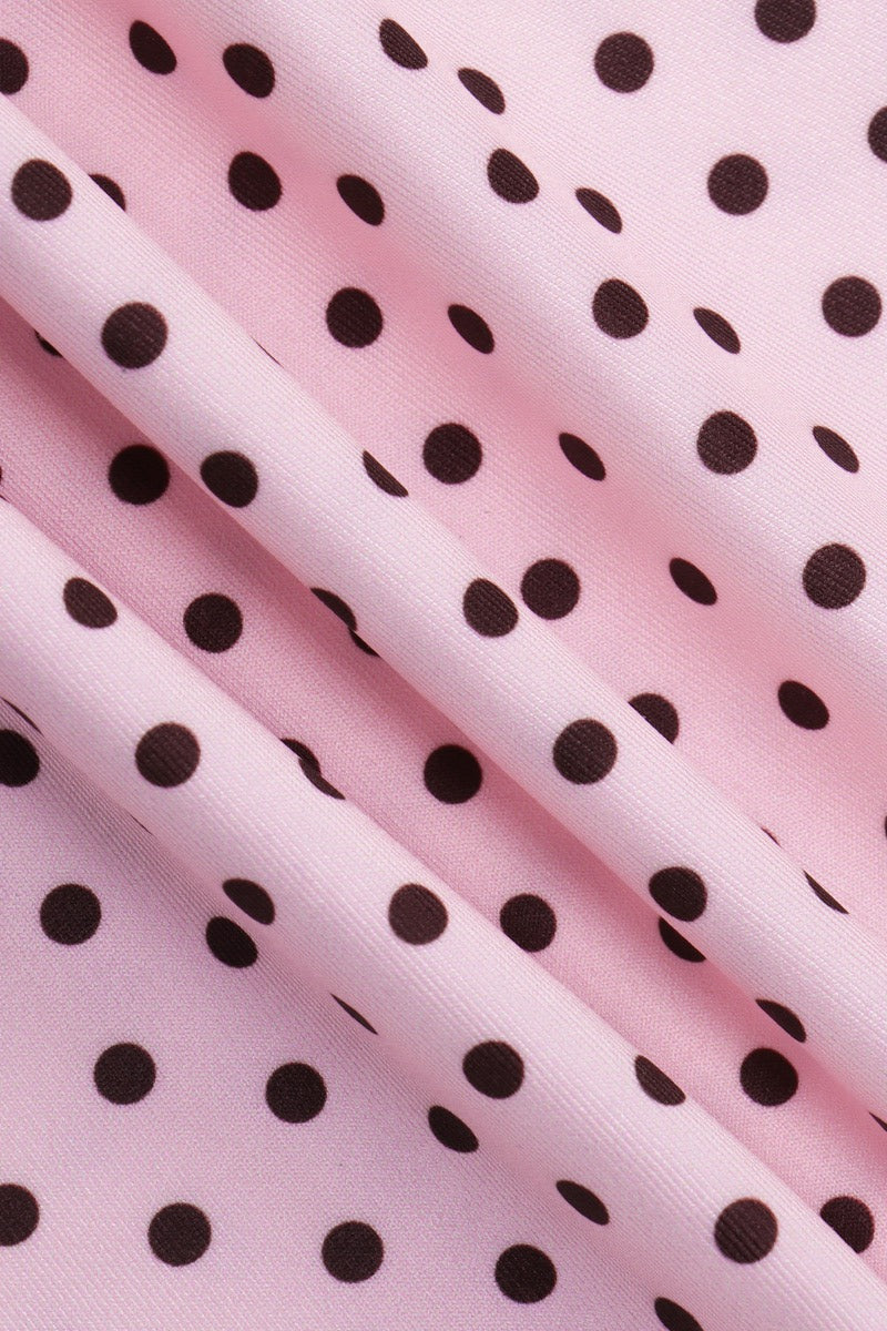 Sweet Polka Dot Bow Slim Cami Top image 5