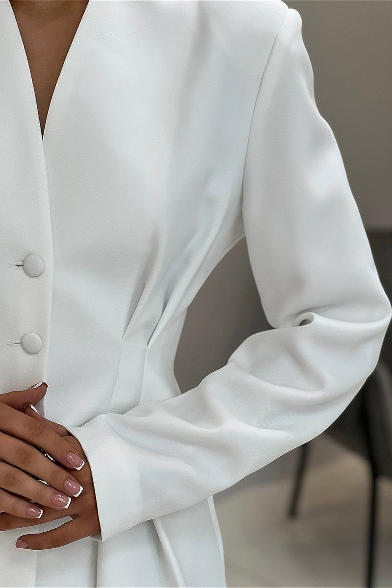 V Neck Waist Cinched Blazer image 4