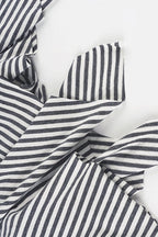 Stretchy Striped Irregular Mini Skirt image 6
