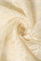 Lace Mesh High Waist Slit Skirt image 4