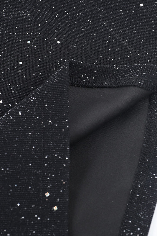Sequin Off-Shoulder Fitted Party Dress image 9