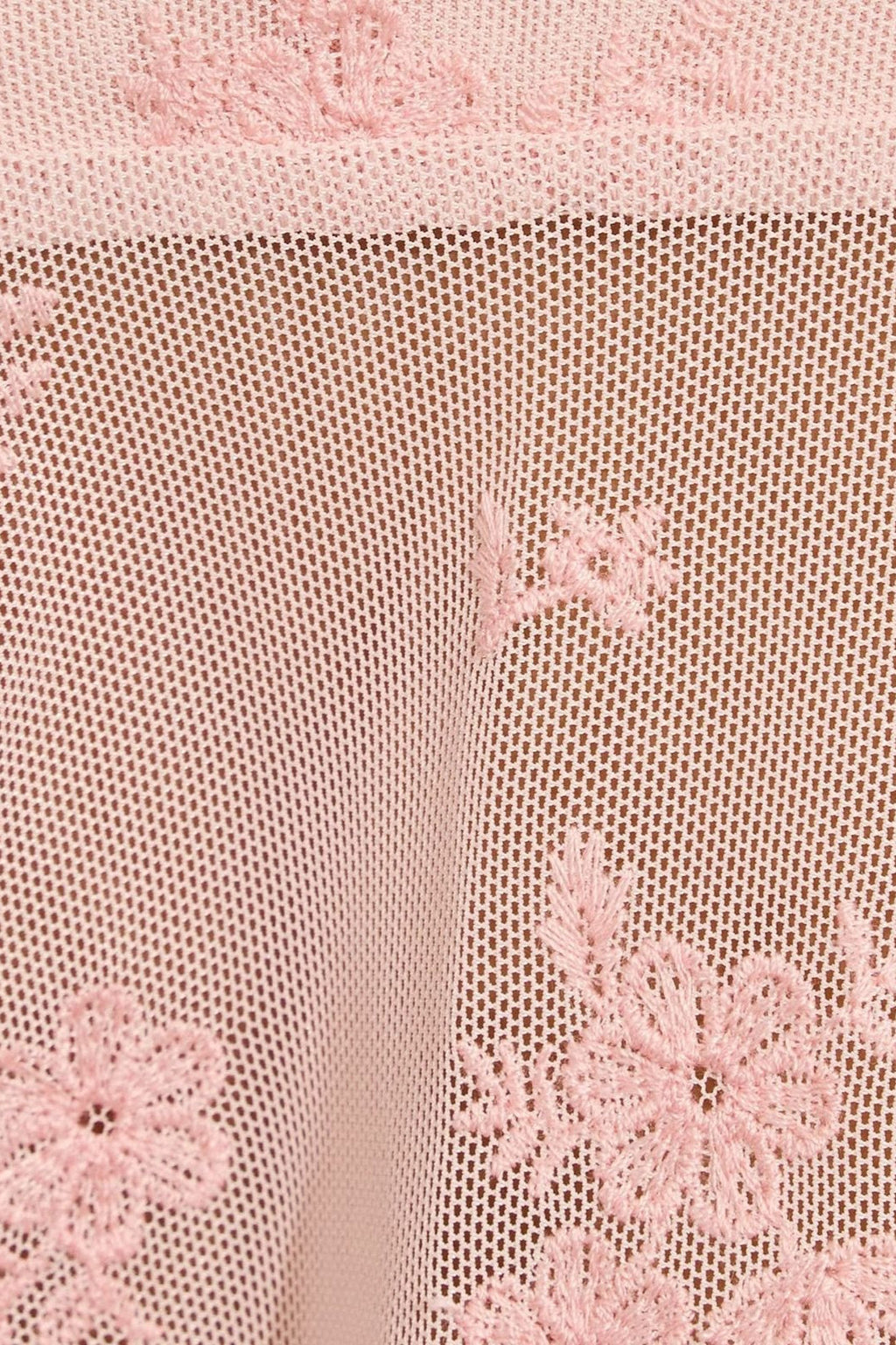 Sheer Jacquard Mesh Slit Cami Top image 5