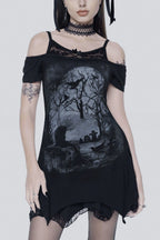 Sheer Lace Gothic Dress image 4