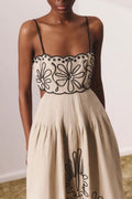 Printed Wide Hem Maxi Boho Dress image 1