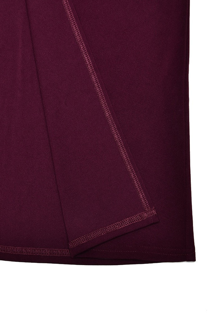 Sexy Backless High Slit Bodycon Maxi Dress image 6
