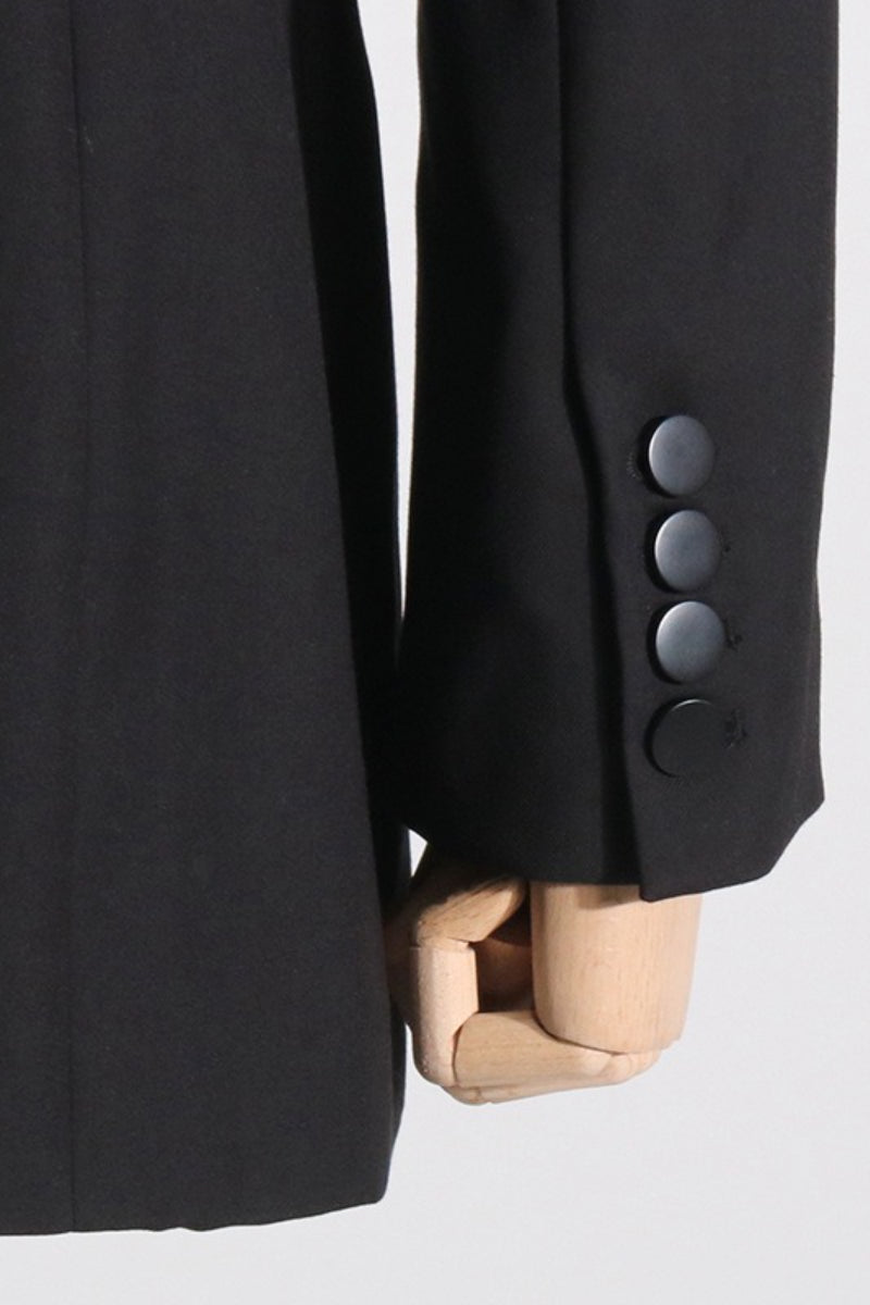 Stylish V-neck Sexy Sheer Mesh Blazer image 6