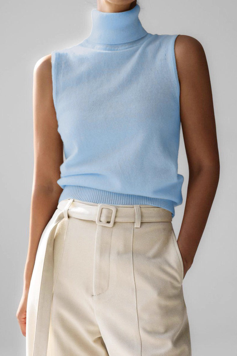 Slim Turtleneck Knit Top image 18