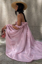 Flowy Tulip Asymmetrical Hem Bandeau Mini Dress image 7