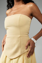 Bustier Peplum Waist Cocktail Dress image 2