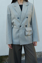 Commuter Style Belted Blazer image 4