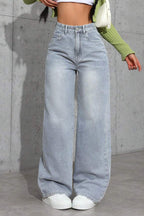 High Waist Loose Straight Jean image 2