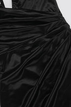 Sexy Halter Neck Crisscross Split Maxi Dress Party Dress image 4