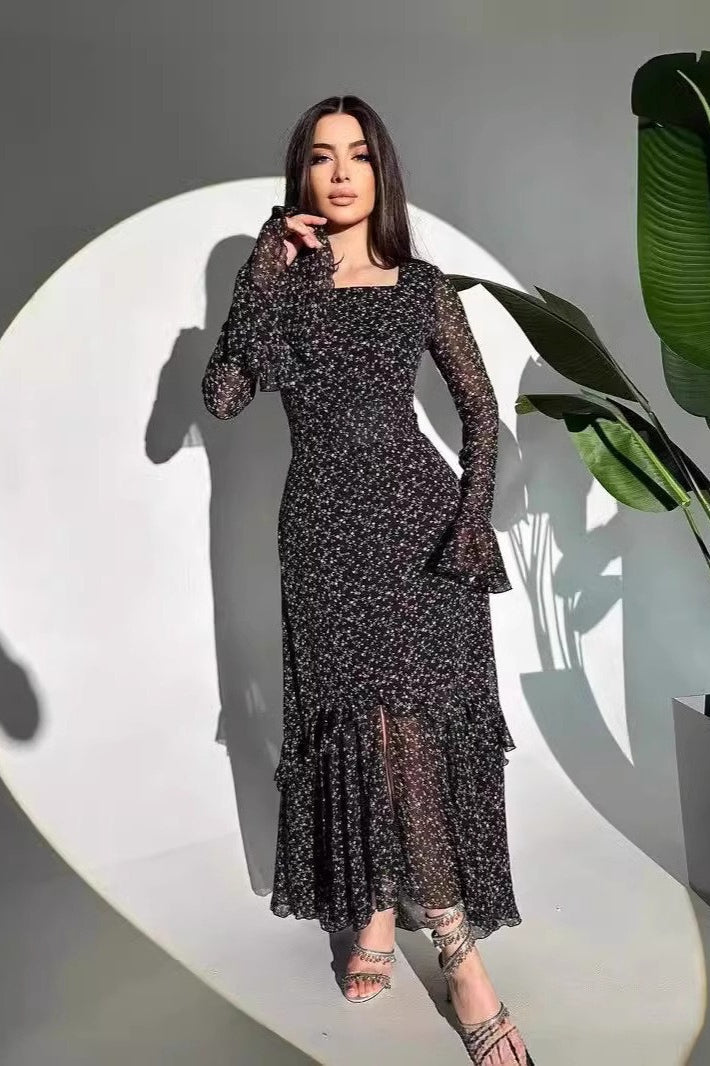 Floral Print Trendy Casual Maxi Dress image 2