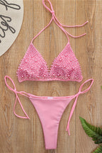Solid Pearl Sexy Bikini Set image 3
