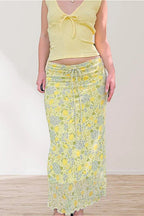Slim Floral Print Matching Skirt image 1