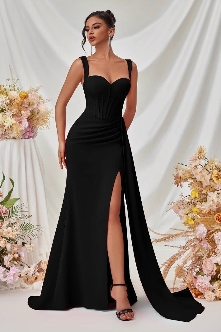 Sexy Bodycon Slit Maxi Party Dress image 3